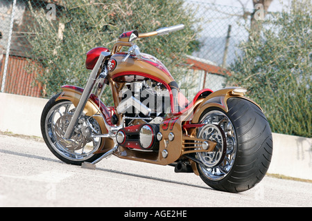 Custombike Special Big Twin Stockfoto