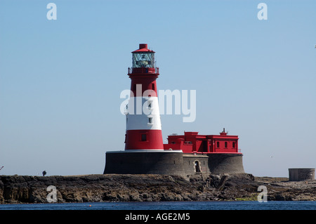Longstone Leuchtturm, Farne Islands. Stockfoto