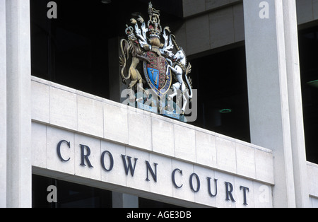 Allgemeine Ansicht des Kingston Crown Court, Kingston, Surrey, Großbritannien. Stockfoto