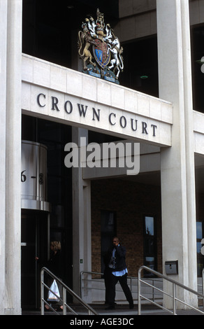 Allgemeine Ansicht Kingston Crown Court, Kingston, Vereinigtes Königreich. Stockfoto