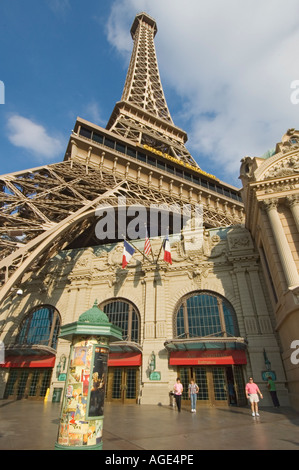Äußere Eiffelturm Paris Las Vegas Hotel in Nevada Las Vegas Stockfoto