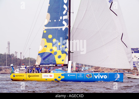 Team-Brasil 1 In Volvo Ocean Race 2005 / 2006 Stockfoto