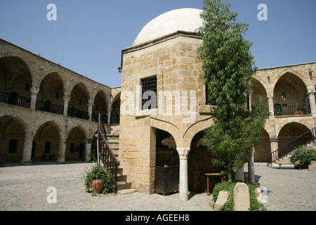 Mittelalterliche Karawanserei Büyük Han oder Inn erbaut 1572 vom ersten osmanischen Gouverneur von Zypern in der Altstadt von Nikosia Stockfoto