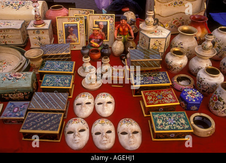 Flohmarkt, Parque Central, Miraflores, Lima, Lima, Peru, Südamerika Stockfoto