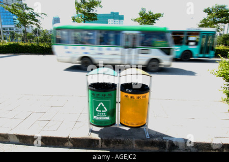 China-Shenzhen sehr schnell entwickeln Wirtschaftszone in China in der Nähe von Hong Kong. Stockfoto