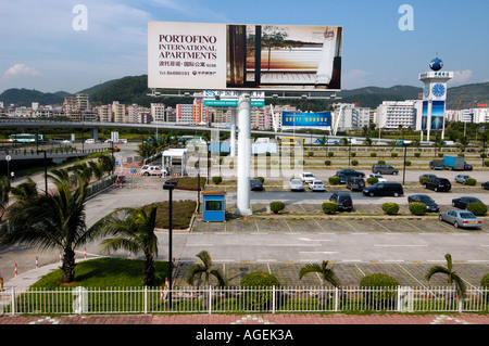 China-Shenzhen sehr schnell entwickeln Wirtschaftszone in China in der Nähe von Hong Kong. Stockfoto