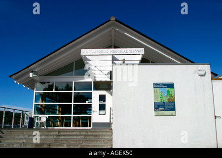 Duncan Mills Memorial Slipanlage Balloch Loch Lomond Schottland Stockfoto