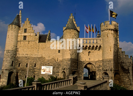 National Maritime Museum, das Steen, Antwerpen, Provinz Antwerpen, Belgien, Europa Stockfoto