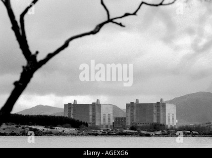 Die Magnox Twin Kernreaktor bei Trawsfynnyd Wales UK geschlossen 1993 Stockfoto