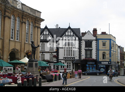 Agincourt Square in Monmouth Wales UK Stockfoto