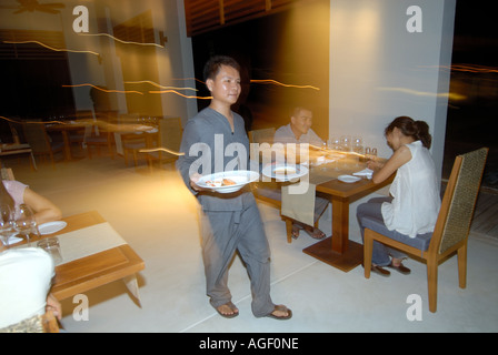 Kurort und ein Restaurant. Hua Hin. Thailand Stockfoto