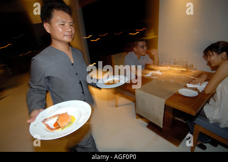 Kurort und ein Restaurant. Hua Hin. Thailand Stockfoto