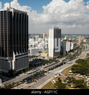 Die Innenstadt von Miami, Florida, USA Stockfoto