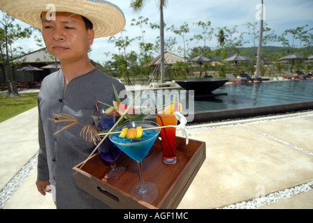 Kurort und ein Restaurant. Hua Hin. Thailand Stockfoto