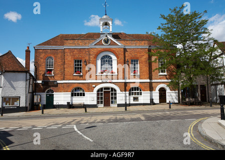 Das Rathaus und Bell tower Whitchurch Hampshire UK Stockfoto