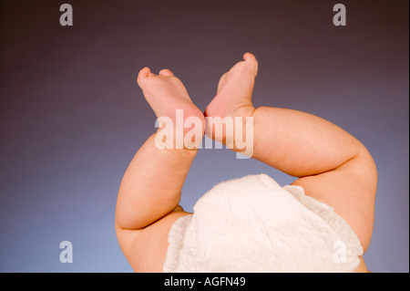 Ein Baby vier Monate alt Stockfoto