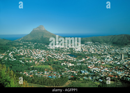 Blick über Kapstadt, Südafrika Stockfoto