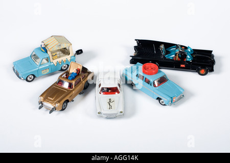 Sammlung von Corgi Diecast Modellautos in den 1960er Jahren produziert Stockfoto