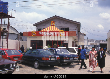 Fast-Food Restaurant Port Harcourt, Nigeria Stockfoto