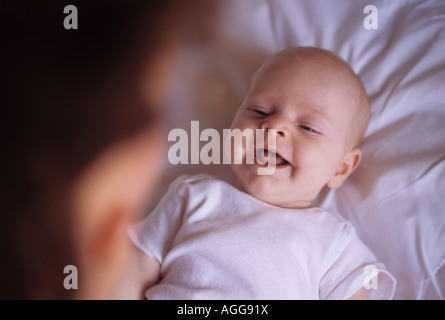 Baby lachen Stockfoto