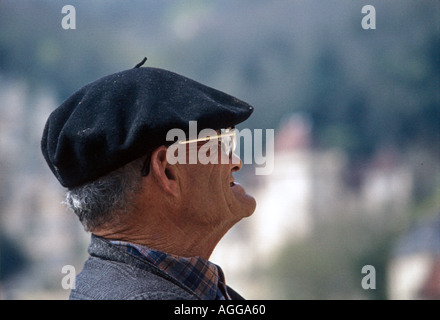 Franzosen mit Barett Stockfoto