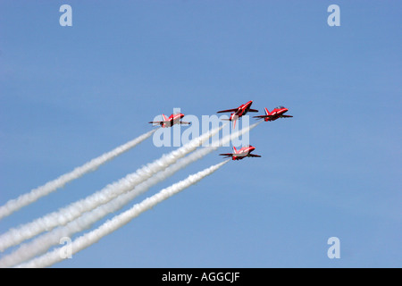 Rote Pfeile RAF Display team Stockfoto