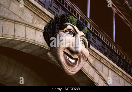 Bolivien, Potosi, Bild außerhalb der Casa De La Moneda museum Stockfoto