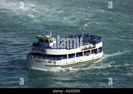 Die Maid of die Nebel-Bootstour in Niagara Falls, Kanada Stockfoto