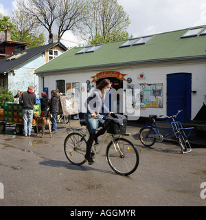 Freetown Christiania in Kopenhagen, Dänemark Stockfoto