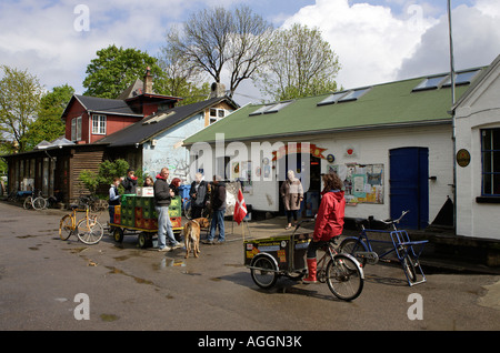 Freetown Christiania in Kopenhagen, Dänemark Stockfoto