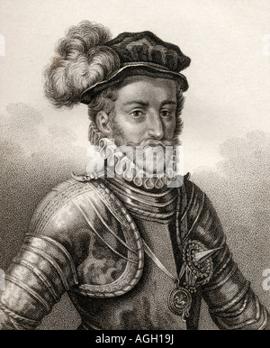 Walter Devereux, 1. Earl of Essex, 1541 - 1576. Viscount Hereford, Lord Ferrers, Herr Bourchier. Englischer Soldat. Stockfoto