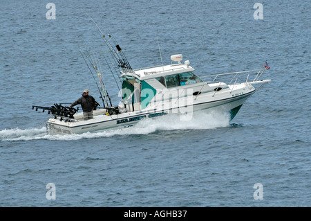 Angelboot/Fischerboot von Mackinaw Insel in Michigan zwischen der oberen und unteren Halbinsel im Lake Huron