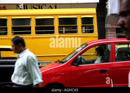STRAßENSZENE KALBADEVI ROAD MUMBAI Bombay MAHARASTRA Indien Stockfoto