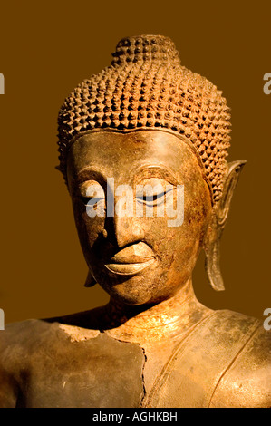 Thailand-Büste von Buddha 14. Jahrhundert Stockfoto