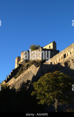 Le Nid d ' Aigle in der Zitadelle Corte Korsika Stockfoto