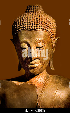 Thailand-Büste von Buddha 14. Jahrhundert Stockfoto