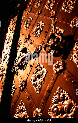 Detail des malerischen Tor, Old Town, Prag, Tschechische Republik Stockfoto