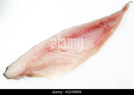 Frische, gesunde Roh ungekocht Makrele Fischfilets, Nahaufnahme, mit keine Personen Stockfoto