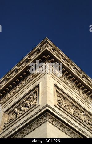 Arc de Triomphe Paris Frankreich Stockfoto