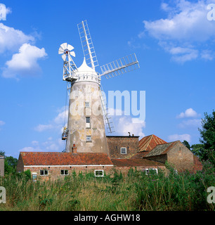 Windmühle an der Denver Norfolk in England Stockfoto