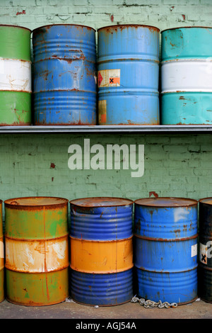 Barrel Erdöl Stockfoto