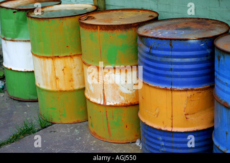 Barrel Erdöl Stockfoto