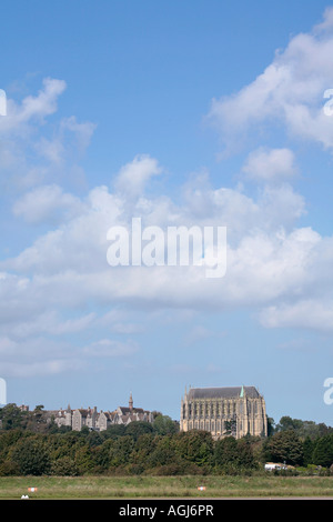 Lancing College and Chapel, West Sussex, England, Großbritannien Stockfoto