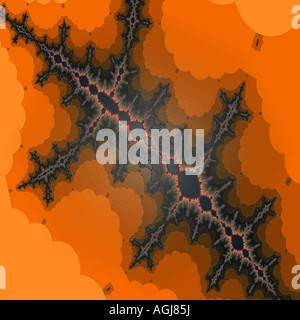 "Rock."  Ein verarbeiteten Fraktal durch radikale ich. Stockfoto