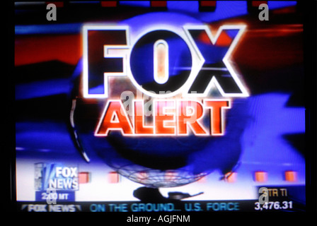 Fox News-Screenshot Stockfoto