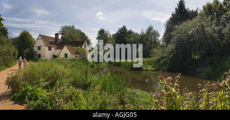 Willy Lott Hütte Lotts Haus Heu Wain Szene gemalt von constable Stockfoto