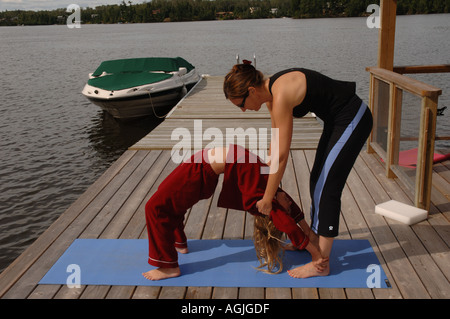 Lifestyle im Lake Of The Woods Ontario Kanada Stockfoto