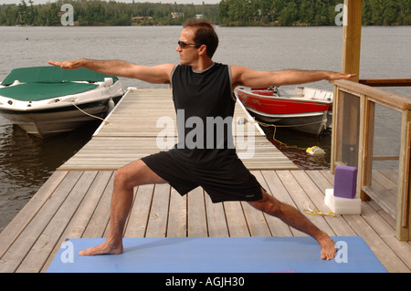 Lifestyle im Lake Of The Woods Ontario Kanada Stockfoto