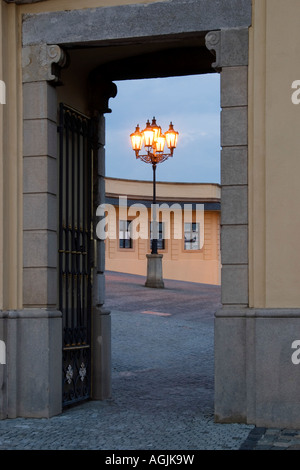 Abend in die Burg von Bratislava, Bratislava, Slowakische Republik, Europa Stockfoto