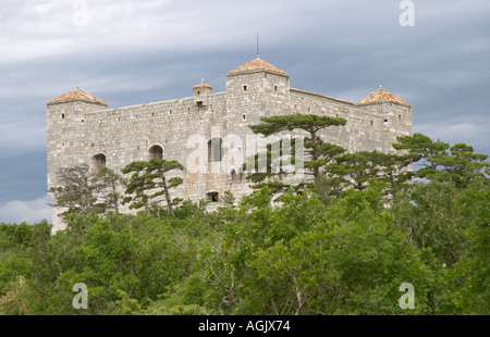 Burg Nehaj in Senj Dalmatien Kroatien Stockfoto